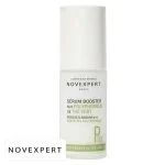 Flacon pompe blanc et vert Novexpert Sérum Booster polyphénols de thé vert