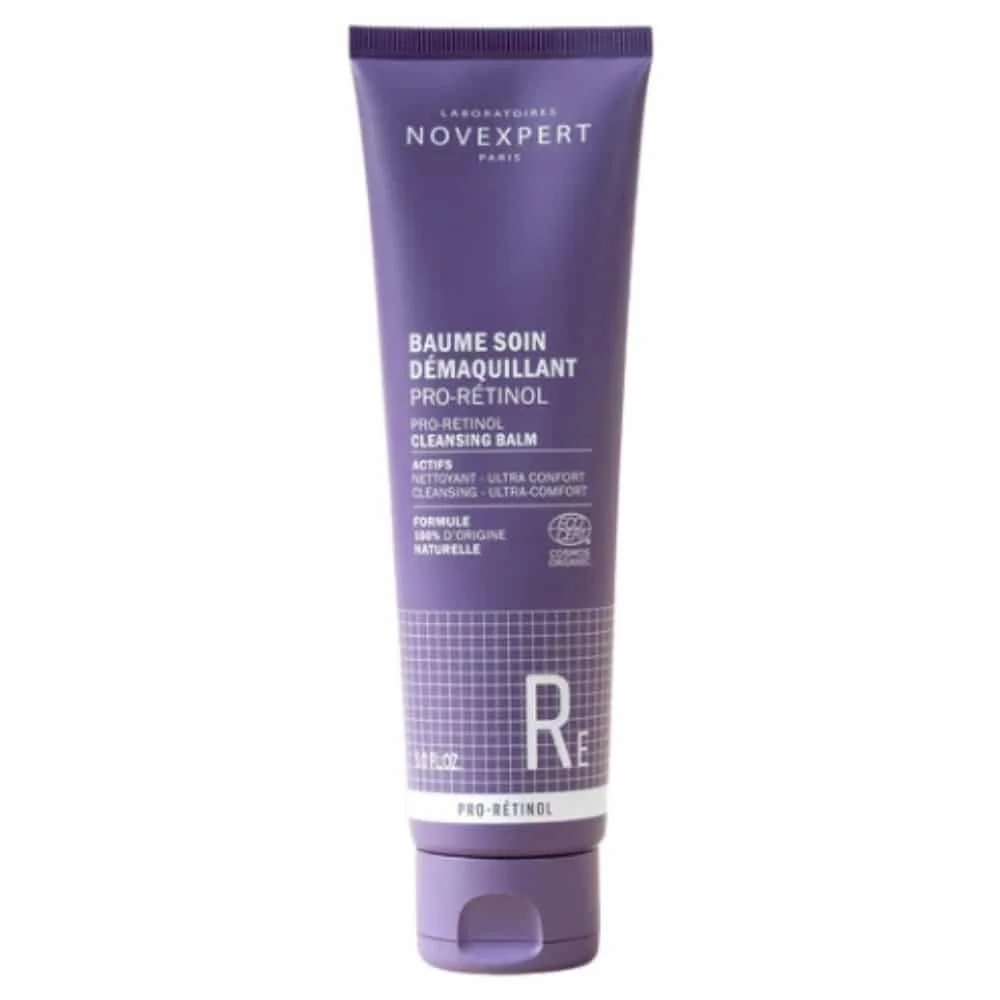 novexpert-re-pro-retinol-baume-soin-demaquillant-150ml.jpg Tube violet Novexpert Baume Soin Démaquillant Pro-rétinol 150 ml