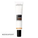 Tube blanc bouchon noir Novexpert la crème peeling de nuit vitamine C 40 ml