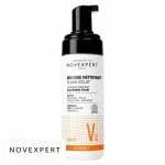 Flacon pompe blanc Novexpert Mousse Nettoyante Flash Éclat Vitamine C