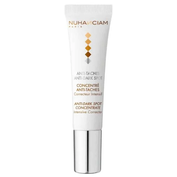 Petit tube Nuhanciam concentré anti-taches correcteur intensif à bouchon argenté
