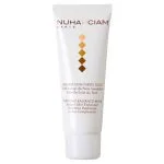 Tube blanc Nuhanciam Masque Soin Pureté Éclat losanges ocre 75ml
