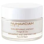 Pot verre blanc Nuhanciam Soin Repulpant Unifiant visage et cou