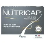 Boîte grise et dorée Nutricap Anti-Chute cheveux Vitavea Santé un mois