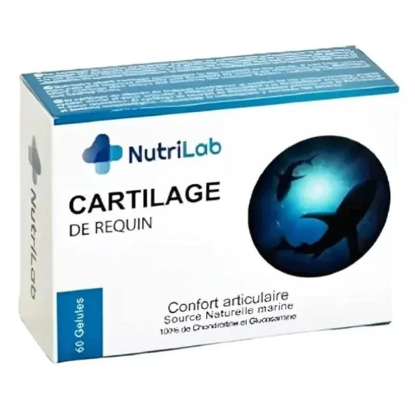 Nutrilab Cartilage De Requin 60 Gelules
