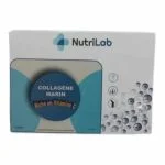 Boîte blanche et bleue Nutrilab Collagène Marin riche en vitamine C