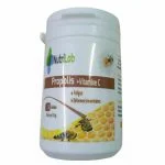 Pot blanc Nutrilab Propolis et vitamine C, abeilles et alvéoles imprimées