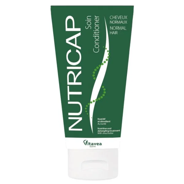 Tube vert Nutricap soin nutritif démêlant karité cheveux normaux Vitavea