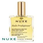 Flacon vaporisateur en verre Nuxe Huile Prodigieuse huile sèche 100 ml