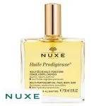 Flacon verre jaune Nuxe Huile Prodigieuse huile sèche multi-fonctions 50 ml