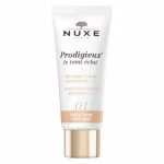 Tube blanc Nuxe Prodigieux le teint éclat BB crème teinte 01 claire
