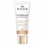 Tube blanc Nuxe Prodigieux le teint éclat BB crème teinte 02 médium