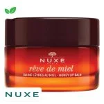 Pot en verre ambré Nuxe Rêve de Miel baume lèvres au miel 15 g