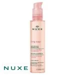 Flacon pompe rosé Nuxe Very Rose huile délicate démaquillante 150 ml