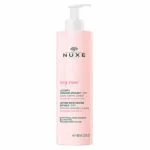Flacon pompe rose pâle Nuxe Very Rose lait corps hydratant apaisant 400 ml