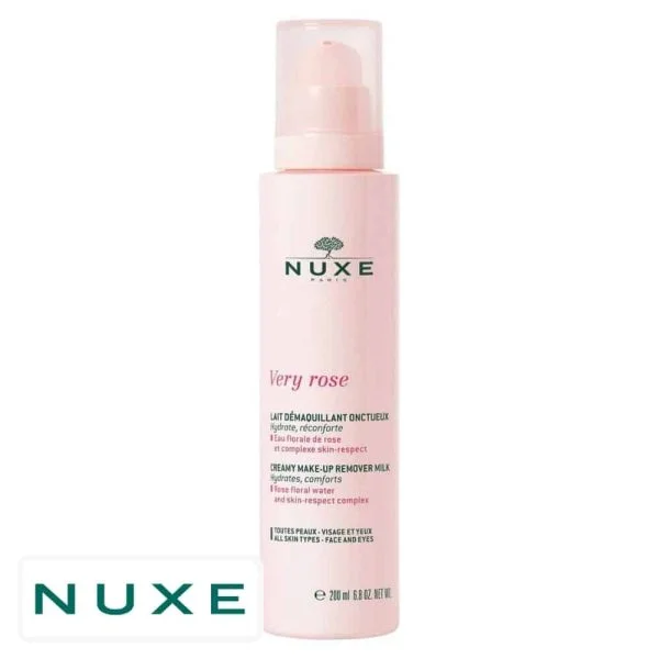 Nuxe Very Rose Lait Démaquillant Onctueux 200ml