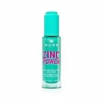 Flacon pipette turquoise Nuxe Zinc Power sérum anti-imperfections 30 ml