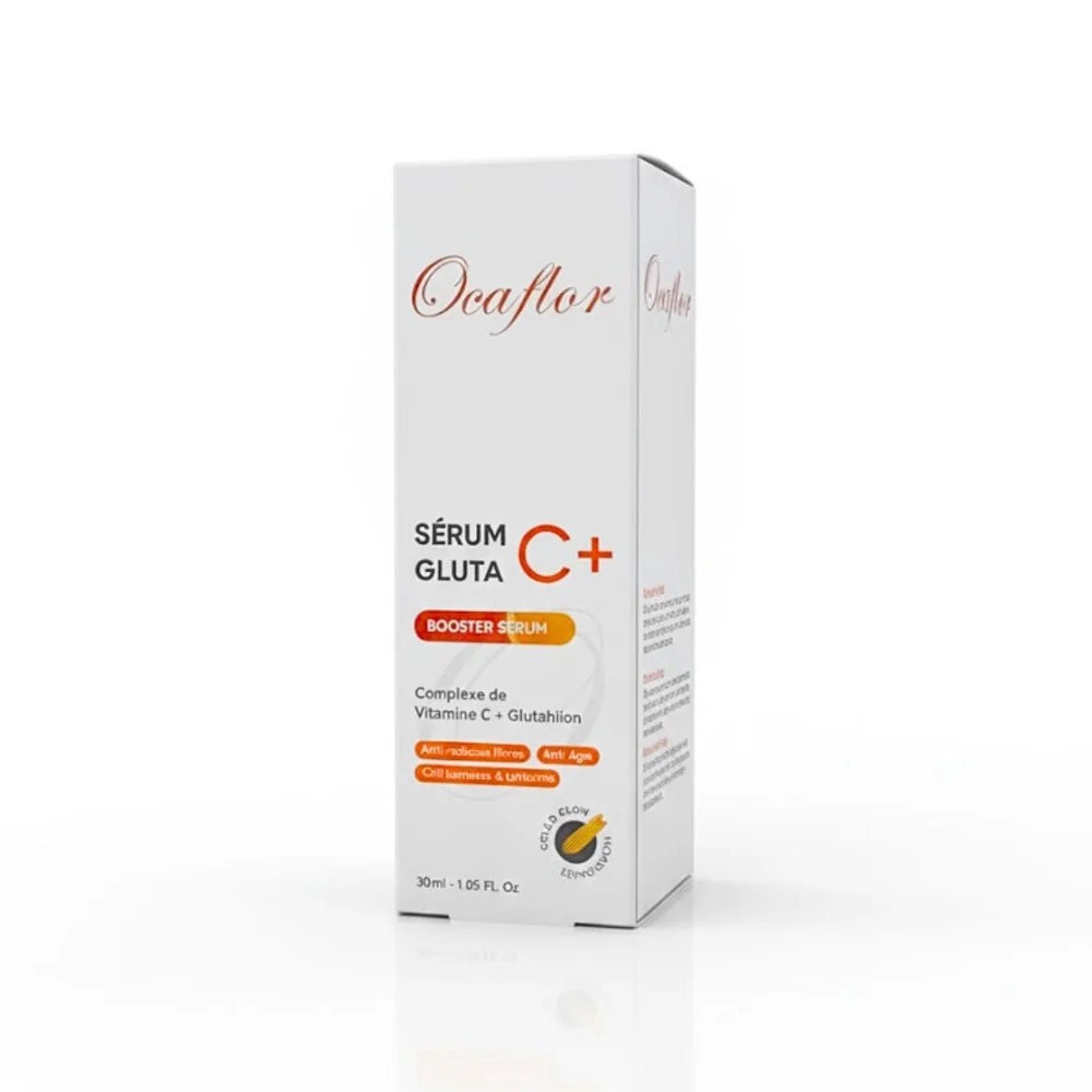ocaflor-serum-gluta-c-30ml.jpg Boîte blanche Ocaflor Sérum Gluta C+ 30ml avec bandeau orange