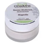 Pot blanc à couvercle argenté, baume déodorant Odarym Magnolia 30 ml