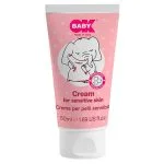 Tube rose OK Baby crème peaux sensibles 50 ml, éléphant illustré