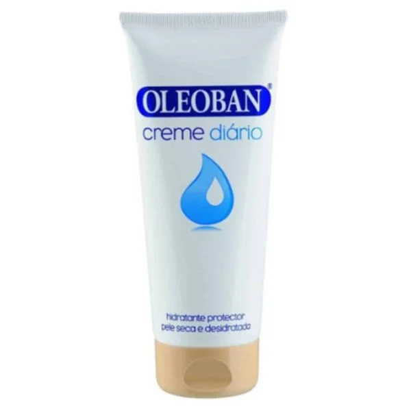 Tube blanc et bleu Oleoban crème quotidienne hydratante protectrice