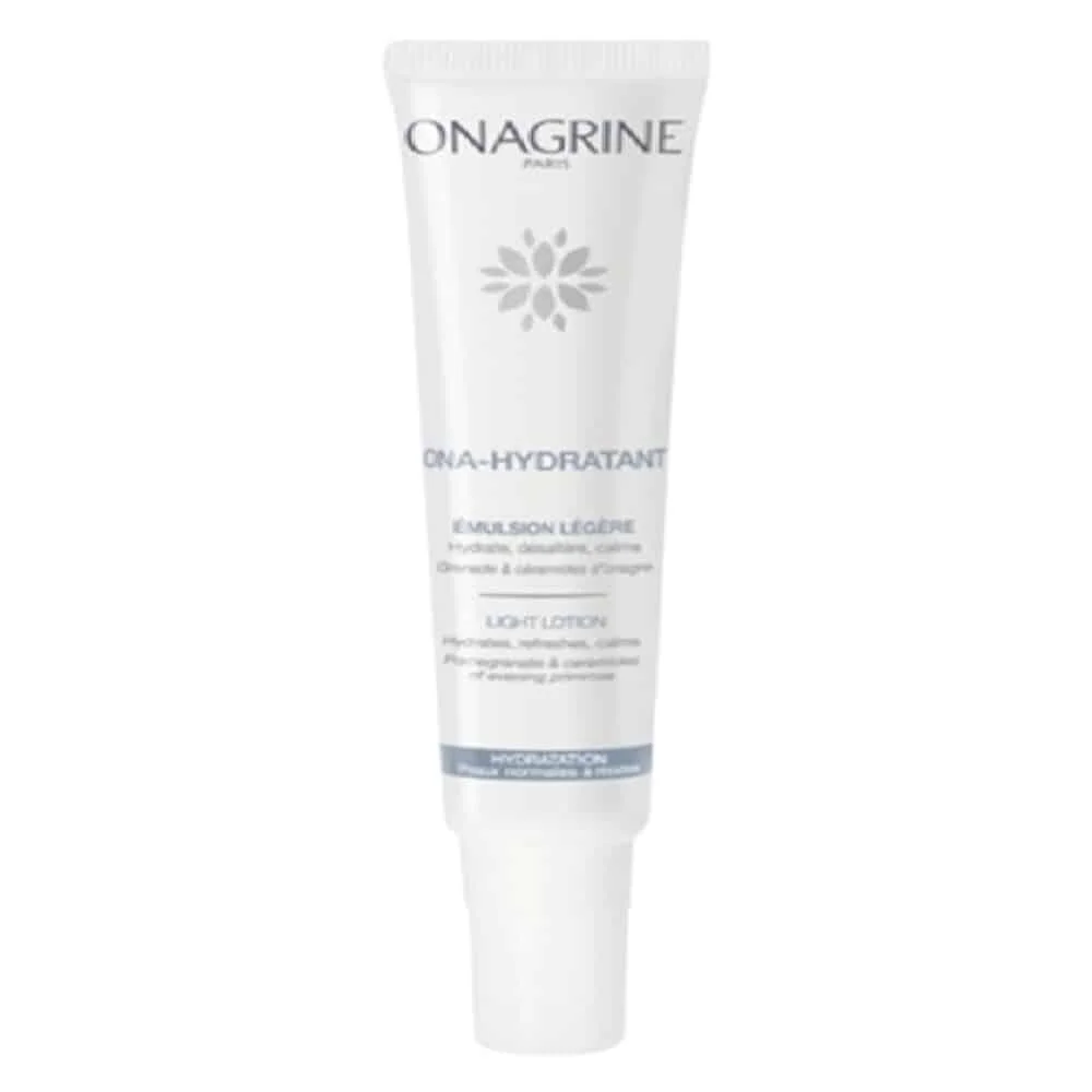 onagrine-ona-hydratant-emulsion-legere-hydratante-40ml.jpg Tube blanc Onagrine Ona-Hydratant émulsion légère 40 ml