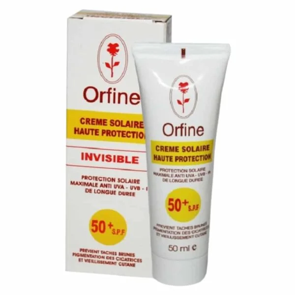 Orfine Crème Solaire SPF50+ 50ml