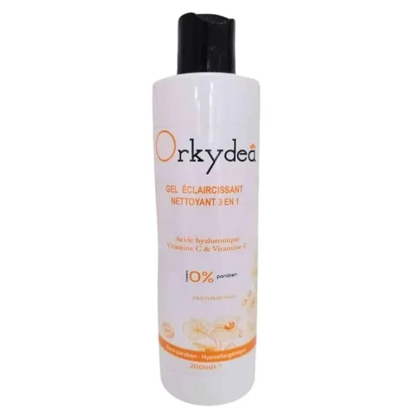 Orkydea Gel Nettoyant Éclaircissant 3en1 200ml