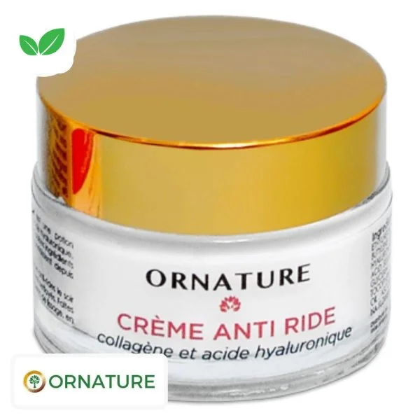 Ornature Crème Anti-rides Collagène Et Acide Hyaluronique 50g