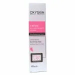 Étui blanc et rose Oxyskin crème éclaircissante visage anti-taches, 40 ml