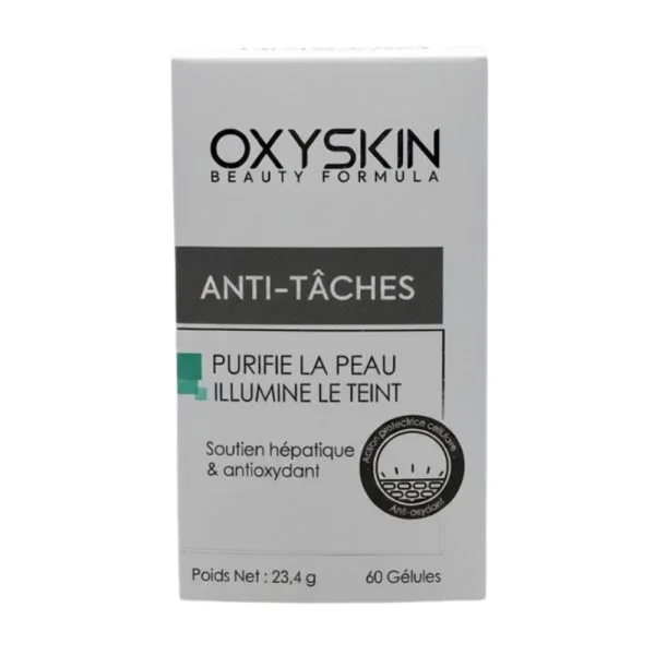 Oxyskin Eclat Anti-taches Purifie La Peau 60 Gélules