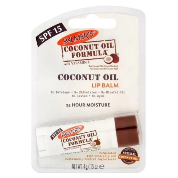 Stick Palmer's baume à lèvres huile de coco SPF15 sous blister