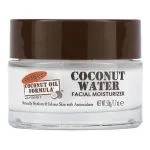 Pot en verre couvercle brun Palmer's crème hydratante visage eau de coco