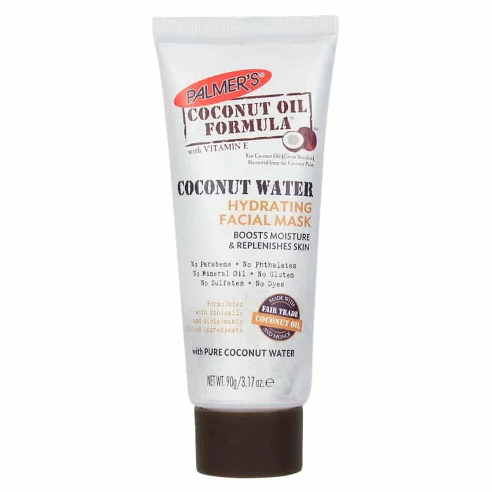 palmer-eau-de-noix-de-coco-masque-hydratant-90g.jpg Tube argenté Palmer's masque hydratant visage eau de noix de coco 90 g