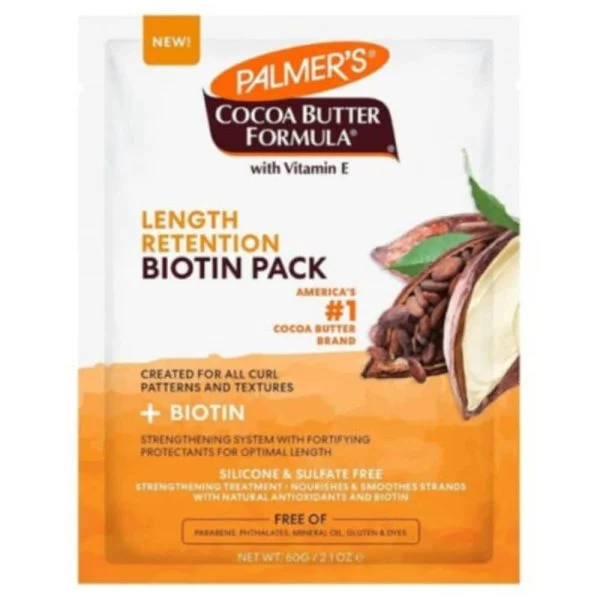 Palmer’s Length Retention Masque Capillaire Cacao Et Biotine 60g