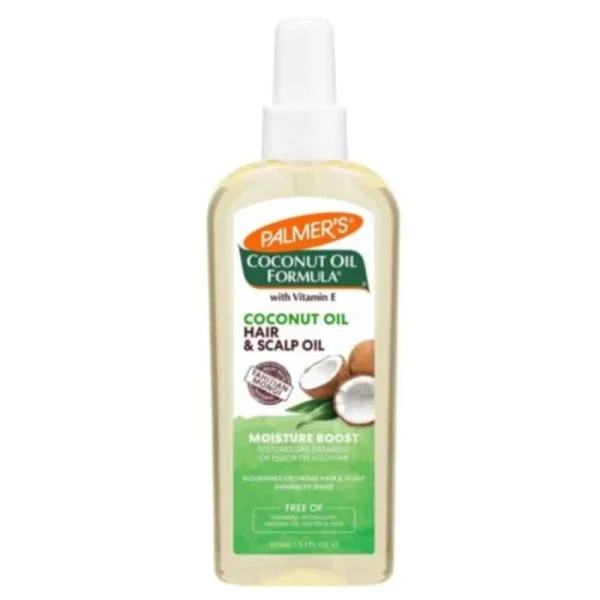 Flacon spray Palmer's huile cheveux et cuir chevelu noix de coco 150 ml