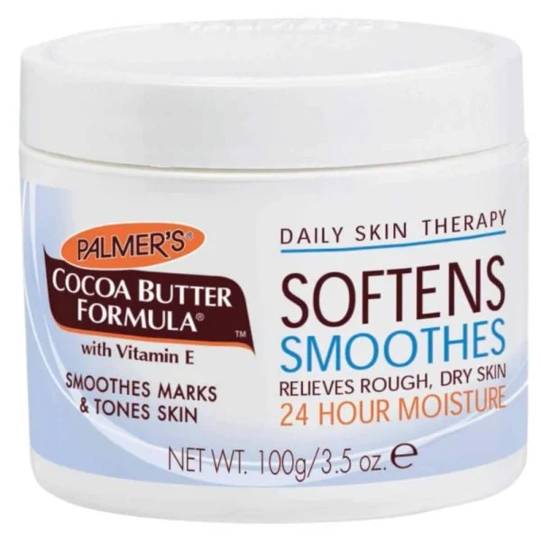 Pot blanc Palmer's Cocoa Butter Formula beurre de cacao corps 100g