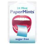 Étui blanc et bleu PaperMints 24 feuilles menthe sans sucre