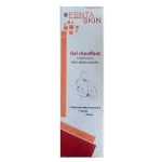 Boîte blanche et orange Pentaskin gel chauffant antidouleur anti-inflammatoire 120 ml