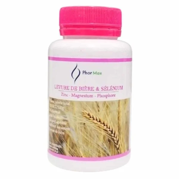 Phormax Levure De Bière Et Sélénium Zinc, Magnésium Et PHOSPHORE 120 Comprimés
