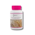 Flacon blanc PhorMax levure de bière et sélénium, bouchon rose, épis de blé