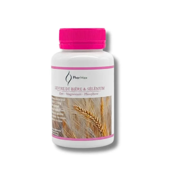 PhorMax Levure de Bière & Sélénium Zinc Magnésium Phosphore 400 Comprimés