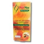Boîte orange PhorMax sirop naturel confort voies respiratoires et gorge 200 ml
