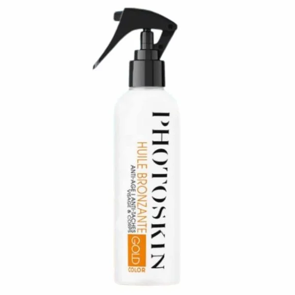 Photoskin Huile Bronzante Anti-taches Et Anti-âge Gold Color 250ml