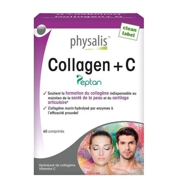 Physalis Collagène + C Peptan 60 Comprimés