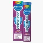 Étui violet et tube Plusssz Odporność complexe immunité comprimés effervescents