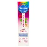 Étui coloré Plusssz Ginseng 100% Complex comprimés effervescents 20 unités