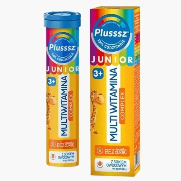 Plusssz Junior Complexe Multivitamines 3ans+ 20 Comprimés