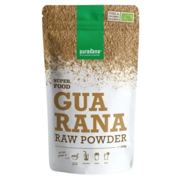 Purasana Guarana Poudre Crue Bio 100g