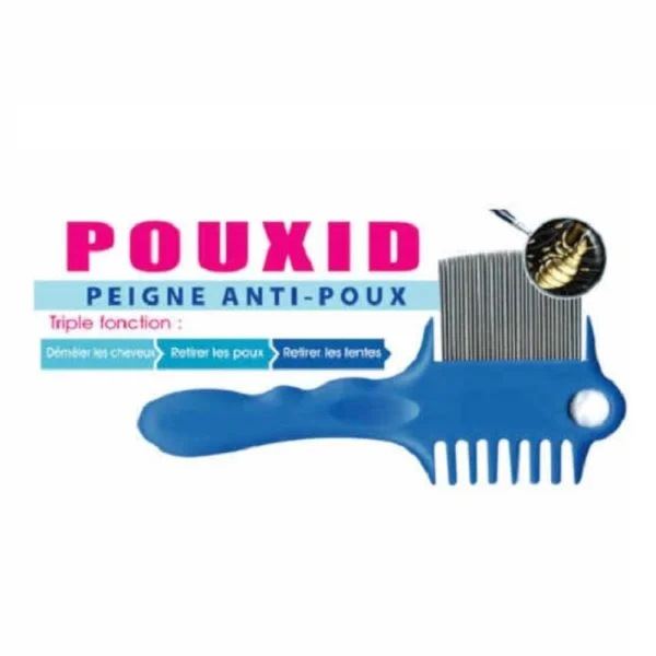 Pouxid Peigne Anti-poux Triple Fonction 1u – photo 2